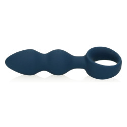  Loveline Plug Teardrop Baltic S 9 x 3cm Bleu
